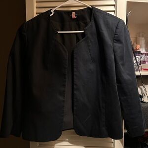 Black Blazer Sleek Minimalist Design